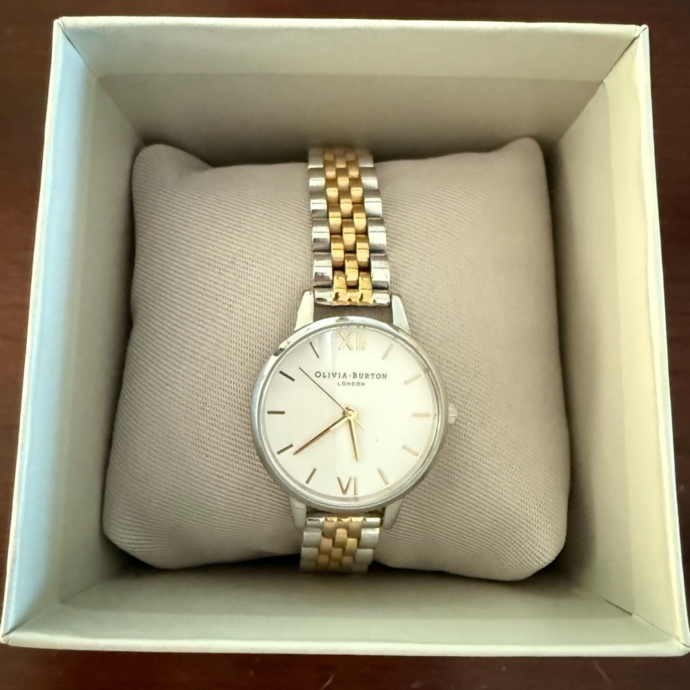 Olivia Burton gold and silver watch